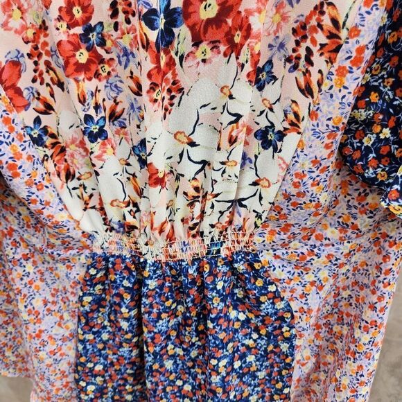 Anthropologie HD in paris mixed floral top Palo alto - Picture 3 of 8